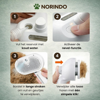 Norindo FurFix – Nevelborstel tegen losse haren