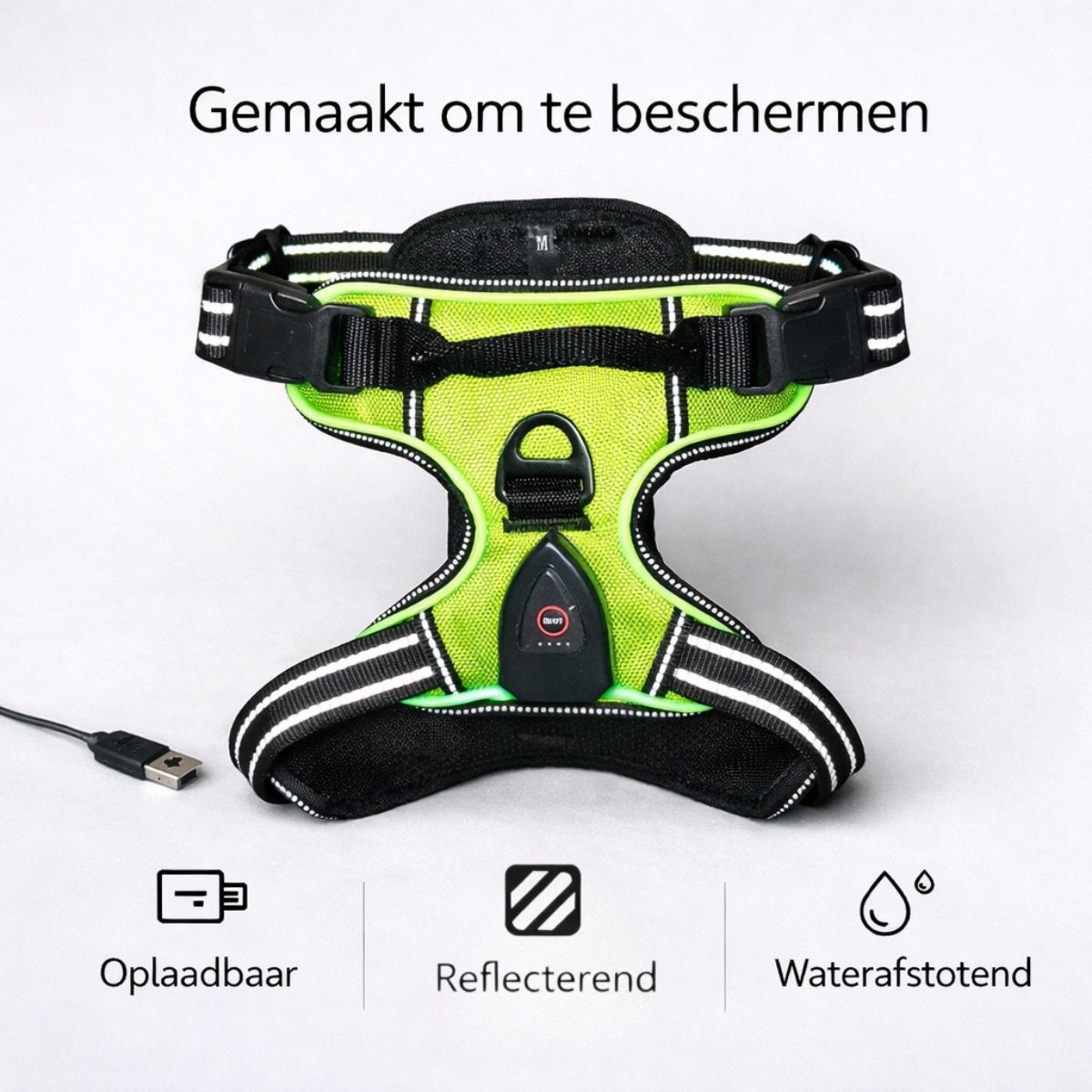 Norindo GlowGuard — Veilig zichtbaar in het donker